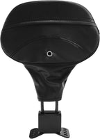TCMT Adjustable Plug-in Driver Rider Backrest Pad Fit For Harley Touring Road King CVO Street Glide Electra Glide Road Glide Tri-Glide 2009-2023 Black