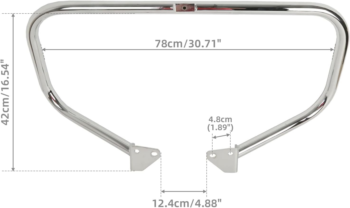 TCMT 1 1/4" Engine Guard Crash Bar Fits for Harley Dyna Low Rider Street Bob Fat Bob Super Glide 2006-2017 Switchback FLD 2012-2016