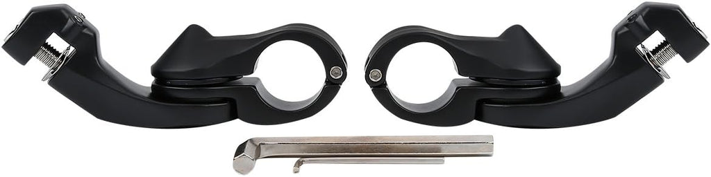 TCMT 32mm 1 1/4" Highway Engine Guard Bar & Footpegs Mount Kit - Fits Harley Touring, Road King, Street Glide, Electra Glide, Softail, Sportster, Dyna with 1-1/4" Engine Guards