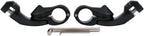 TCMT 32mm 1 1/4" Highway Engine Guard Bar & Footpegs Mount Kit - Fits Harley Touring, Road King, Street Glide, Electra Glide, Softail, Sportster, Dyna with 1-1/4" Engine Guards