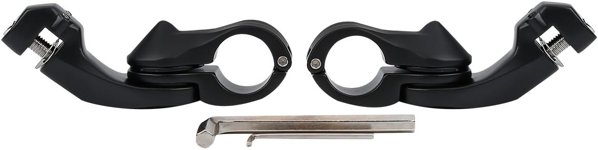 TCMT 32mm 1 1/4" Highway Engine Guard Bar & Footpegs Mount Kit - Fits Harley Touring, Road King, Street Glide, Electra Glide, Softail, Sportster, Dyna with 1-1/4" Engine Guards