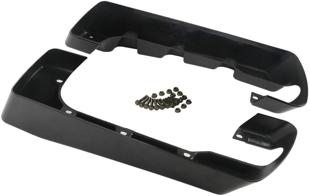 TCMT 4" Hard Stretched SaddleBag Extension Fits For Harley 2014-2024 Street Road Electra Glide Road King Ultra Limited