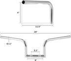 TCMT 6" Rise 1" Handlebars Handle bars Fit For Harley Sportster XL883 2007-2014