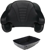 TCMT 13.7" King Motorcycle Trunk Box Backrest Pad 6.5" Rear Speakers Fit For Harley 2014-2025 Touring CVO Road King Road Glide Street Glide Electra Glide Ultra Limited Pack Trunk