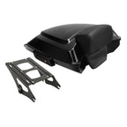 TCMT 5.5" Razor Motorcycle Trunk Box Backrest Pad Mounting Rack Fit For Harley 2014-2025 Touring Road King Street Road Electra Glide Pack