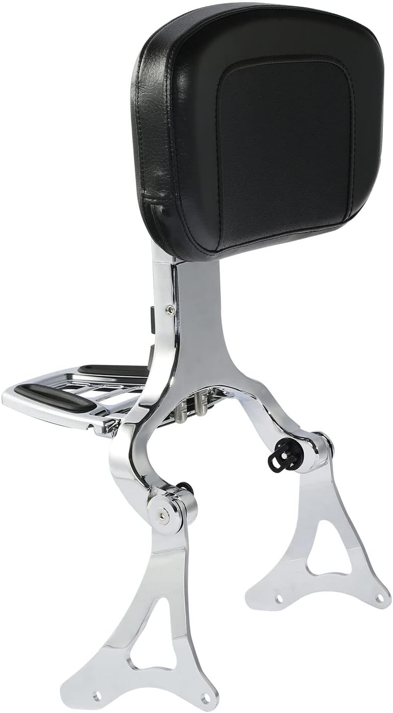 TCMT Adjustable Driver Passenger Backrest Fit For Harley Road Glide Road King Street Glide 2014-2025