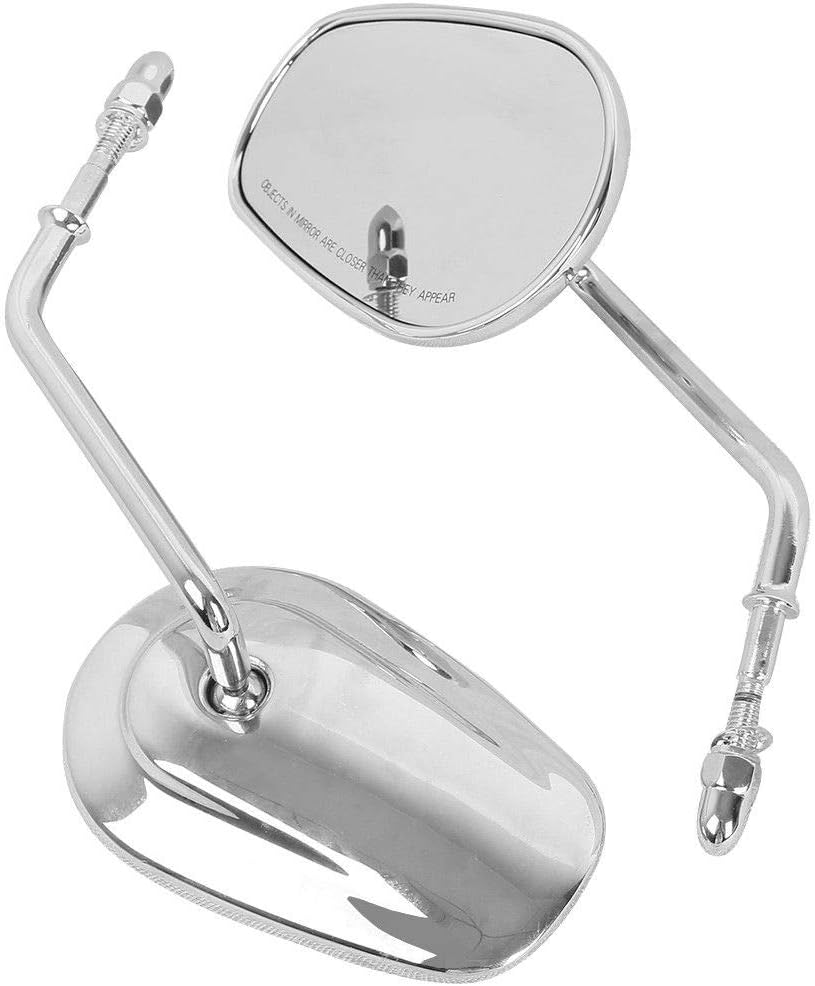 TCMT 8mm Chrome Rear View Mirrors Fits For Harley Touring Road King CVO Road Street Tri Glide Sportster XL1200 XL883 XG500 XG750 Heritage Softail Street Bob
