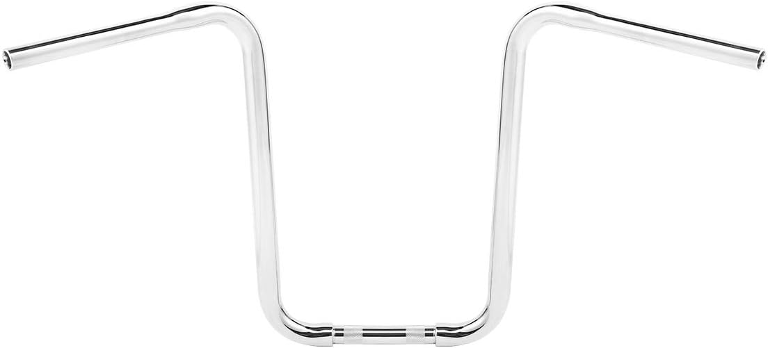 TCMT 17" Rise 1-1/4" Ape Bar Handlebars Fit For Harley Big Twin Sportster XL 1200 883 Softail Dyna Road King Chrome