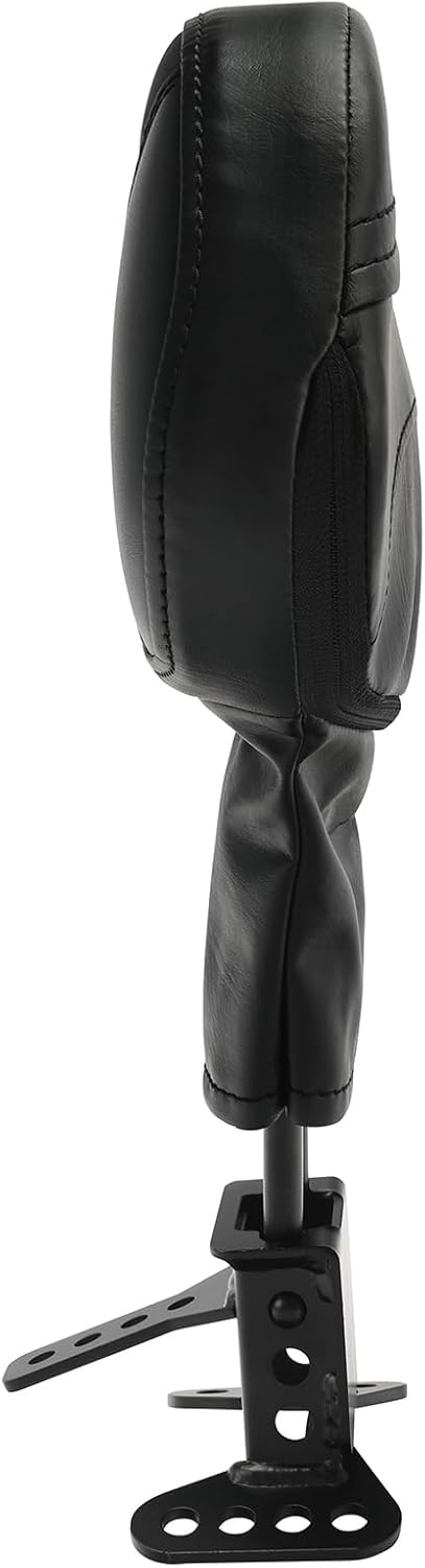 TCMT Adjustable Plug-in Driver Rider Backrest Pad Fit For Harley Touring Road King CVO Street Glide Electra Glide Road Glide Tri-Glide 2009-2023 Black