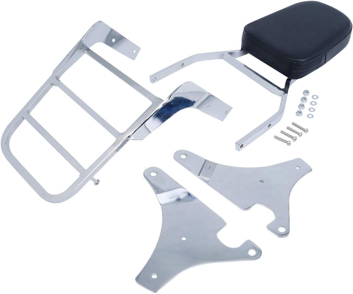 TCMT Backrest Sissy Bar + Luggage Rack Fits For Kawasaki Vulcan VN400 800 95-12