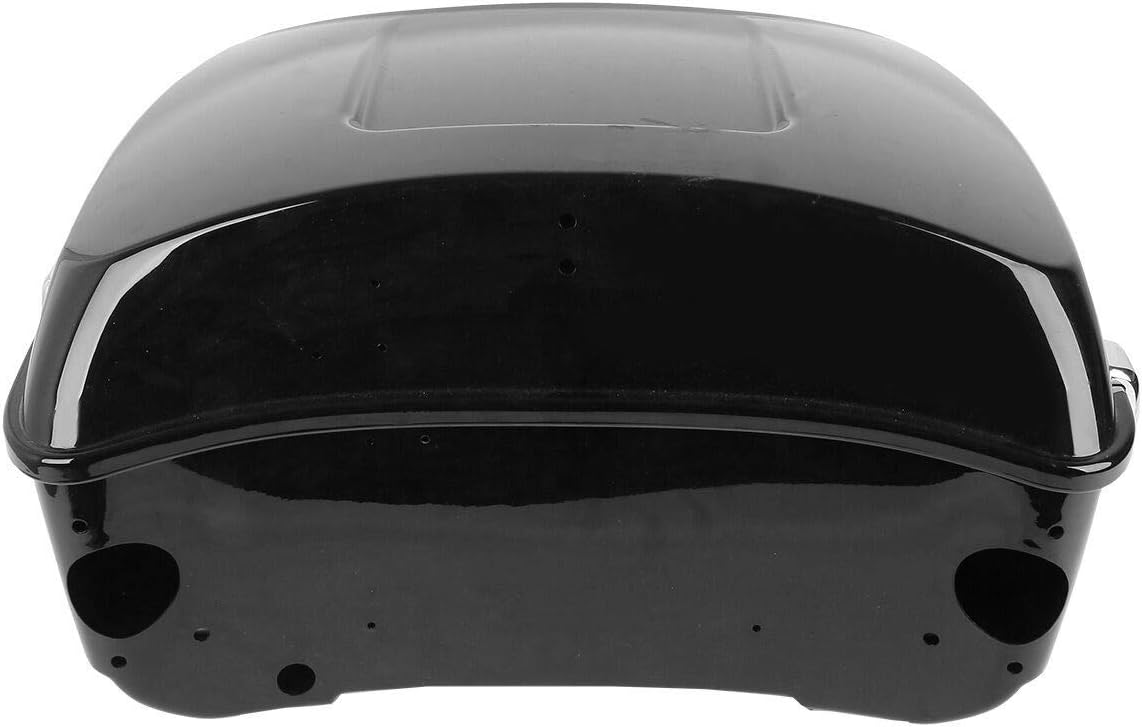 TCMT King Motorcycle Trunk Box Wrap-around Backrest Two-Up Mounting Rack Luggage Rack Fit For Harley 2018-2025 Heritage Classic 2018-2020 Deluxe FLDE 2024 Hydra-Glide Revival FLI Pack