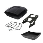 TCMT 10.7" Chopped Motorcycle Trunk Luggage Smoke LED Tail Light Fit For Harley 2014-2025 Touring Ultra-Classic Street Glide Road King Electra Glide FLHX FLHR FLHT Pack
