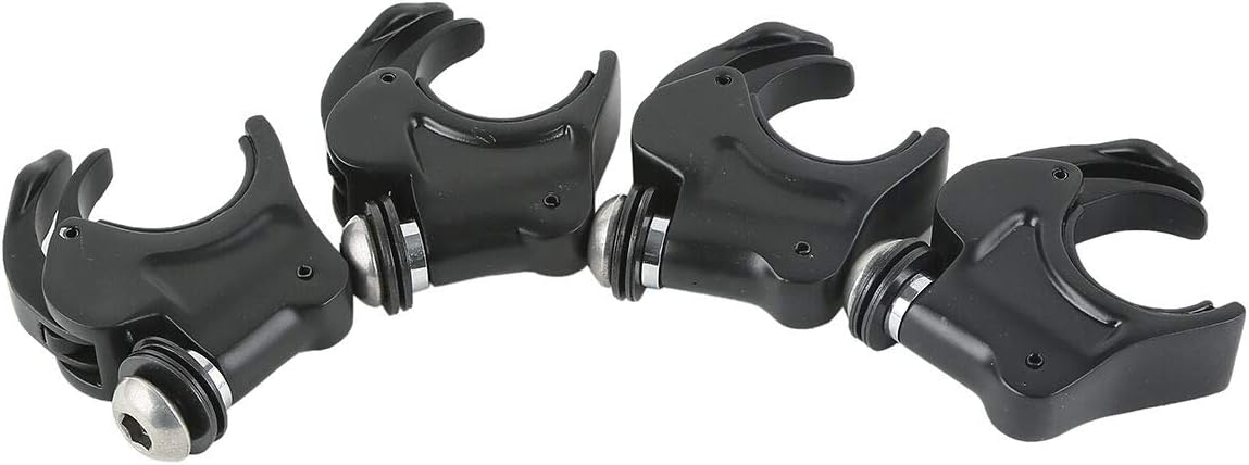 TCMT 2 Pairs 39mm Detachable Windshield Clamps Fits For Harley Sportster XL 1200 883 1988-2022 Seventy-Two Forty-Eight Iron 883 XL883N 2009-2022 Dyna Super Glide Low Rider 1995-2005
