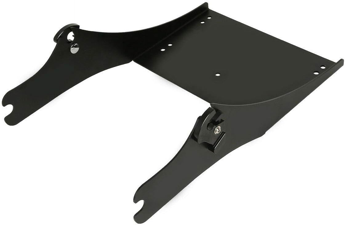 TCMT 5.5" Razor Motorcycle Trunk Backrest Pad Mount Rack Front Docking Hardware Fit for Harley Touring 1997-2008 Touring Road King Electra Glide Road Glide Pack