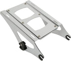 TCMT 13.7" King Motorcycle Trunk Backrest Pad Luggage Rack 2 Up Mounting Rack Base Plate Docking Fit For Harley 2014-2025 Touring CVO Road King Road Glide Street Glide Electra Glide Pack