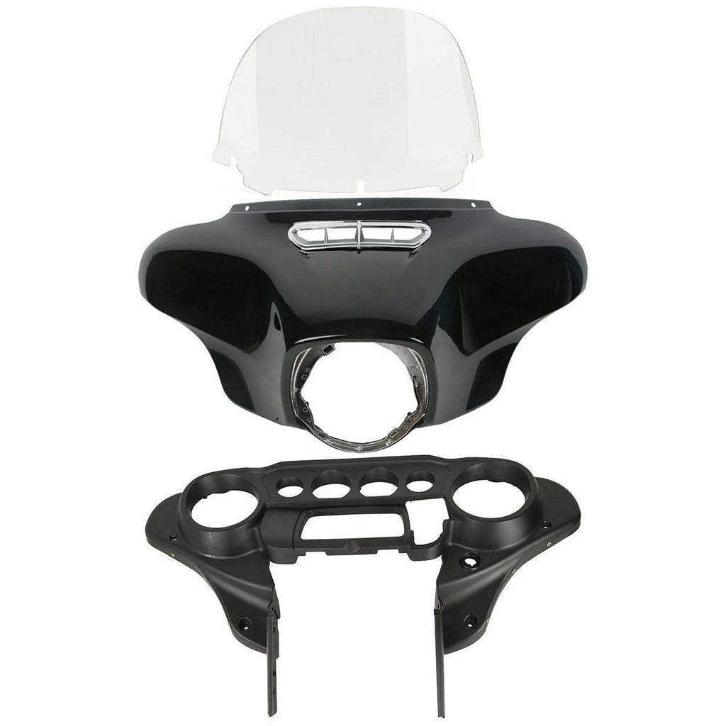 TCMT ABS Batwing Inner Outer Fairing Speakers Cover Fit For Harley Touring 2014-2025 Electra Glide Street Glide Special Ultra Limited Tri Glide