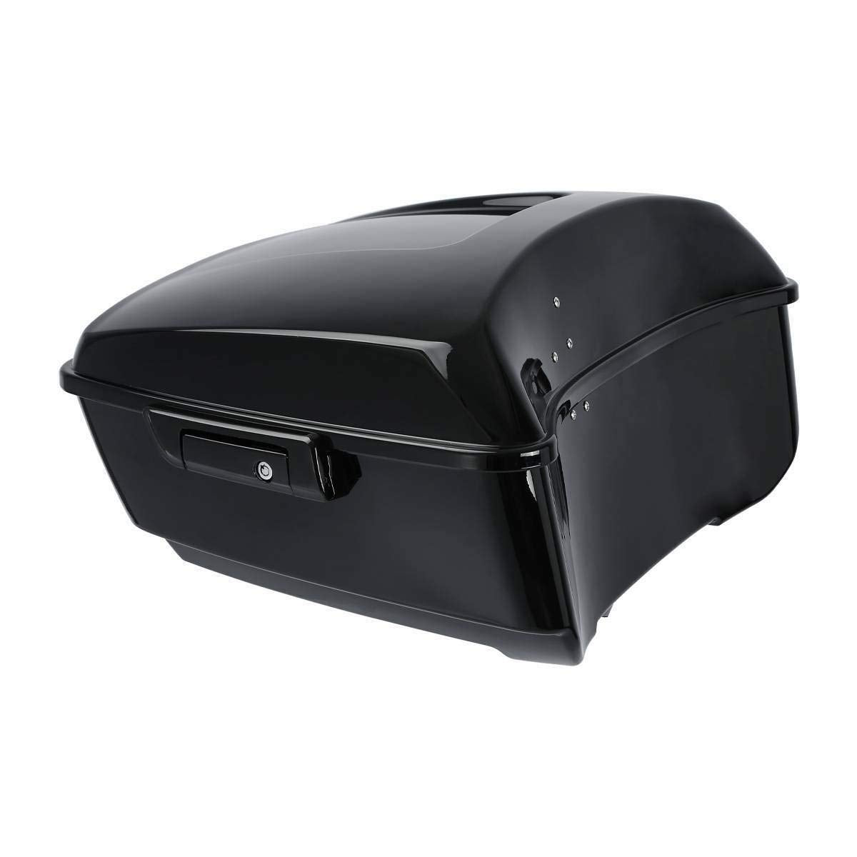 TCMT 13.7" King Motorcycle Trunk Backrest Pad Luggage Rack Base Plate Fit For Harley 2014-2025 Touring CVO Road King Road Glide Street Glide Electra Glide Pack