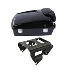 TCMT 5.5" Razor Motorcycle Trunk Box Backrest Pad Two Up Mounting Rack Fit For Harley 2009-2013 Touring Road Glide Street Glide Electra Glide Road King Pack
