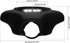 TCMT ABS Batwing Inner Outer Fairing Speakers Cover Fit For Harley Touring 2014-2025 Electra Glide Street Glide Special Ultra Limited Tri Glide