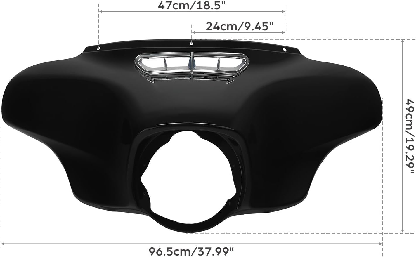 TCMT ABS Batwing Inner Outer Fairing Speakers Cover Fit For Harley Touring 2014-2025 Electra Glide Street Glide Special Ultra Limited Tri Glide