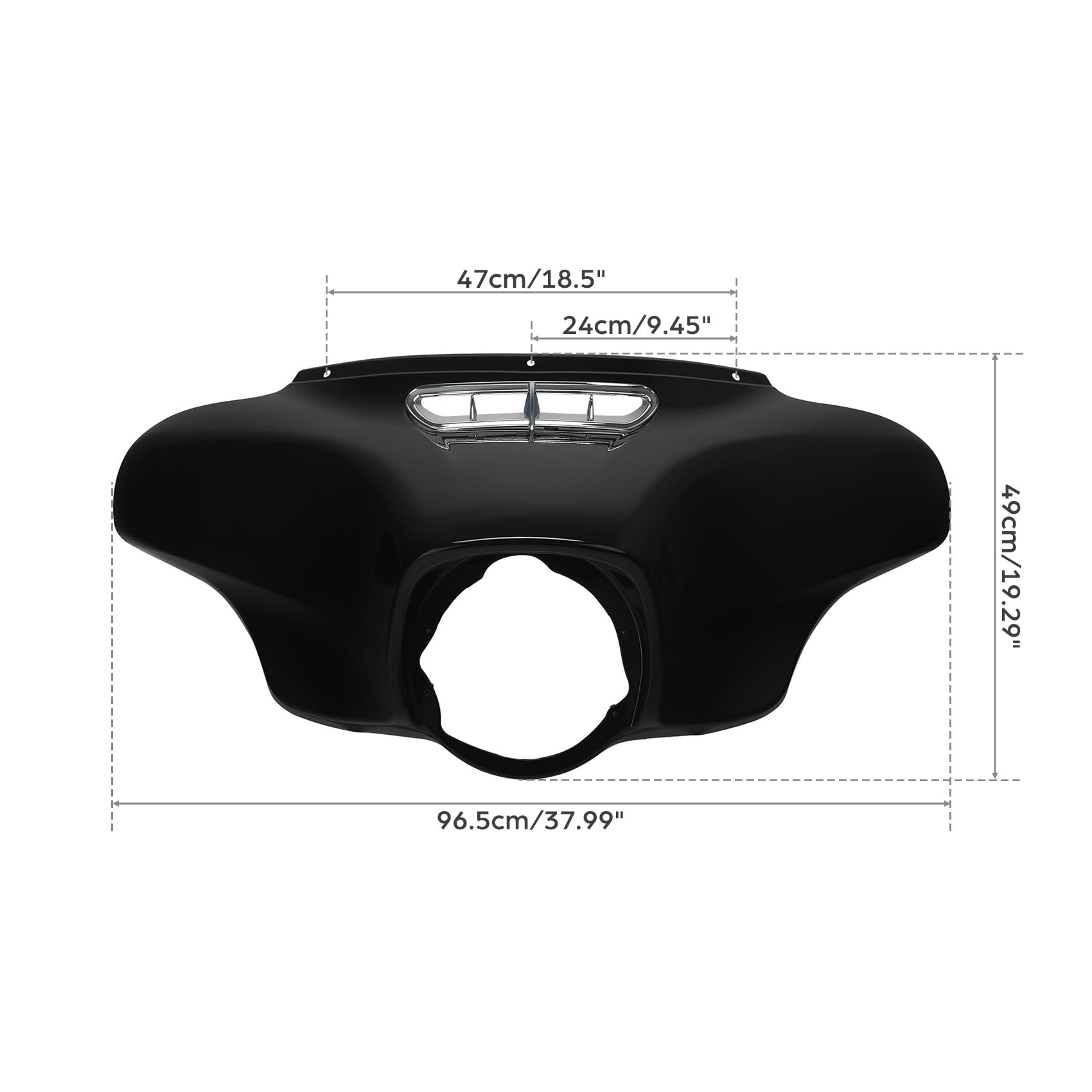 TCMT ABS Batwing Inner Outer Fairing Speakers Cover Fit For Harley Touring 2014-2025 Electra Glide Street Glide Special Ultra Limited Tri Glide