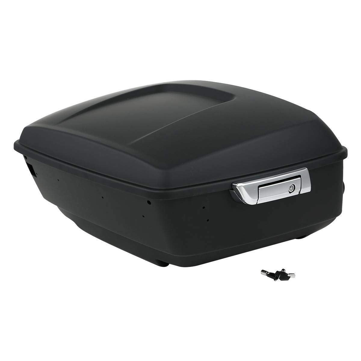 TCMT 13.7" King Motorcycle Trunk Box Backrest Pad 6.5" Rear Speakers Fit For Harley 2014-2025 Touring CVO Road King Road Glide Street Glide Electra Glide Ultra Limited Pack Trunk