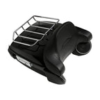 TCMT 13.7" King Motorcycle Trunk Box Wrap-Around Backrest Speakers Taillight Fit For Harley 2014-2025 Touring CVO Road King Road Glide Street Glide Electra Glide Pack