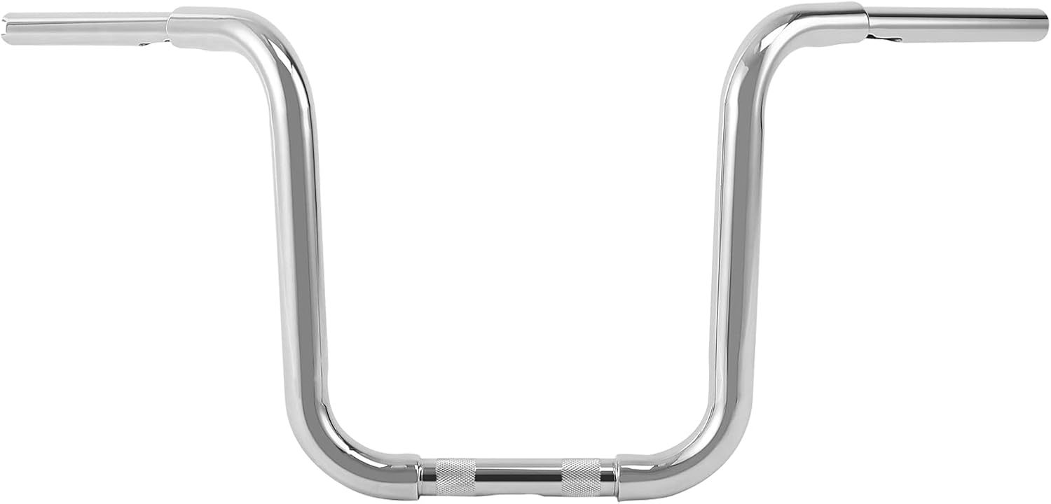 TCMT 12" Rise 1 1/4" Ape Hanger Handlebar Fit For Harley FLST FXST Sportster XL 883 1200 Softail Slim Heritage Fat Boy Deluxe Deuce Dyna Super Glide Wide Glide Low Rider Fat Bob Custom Application