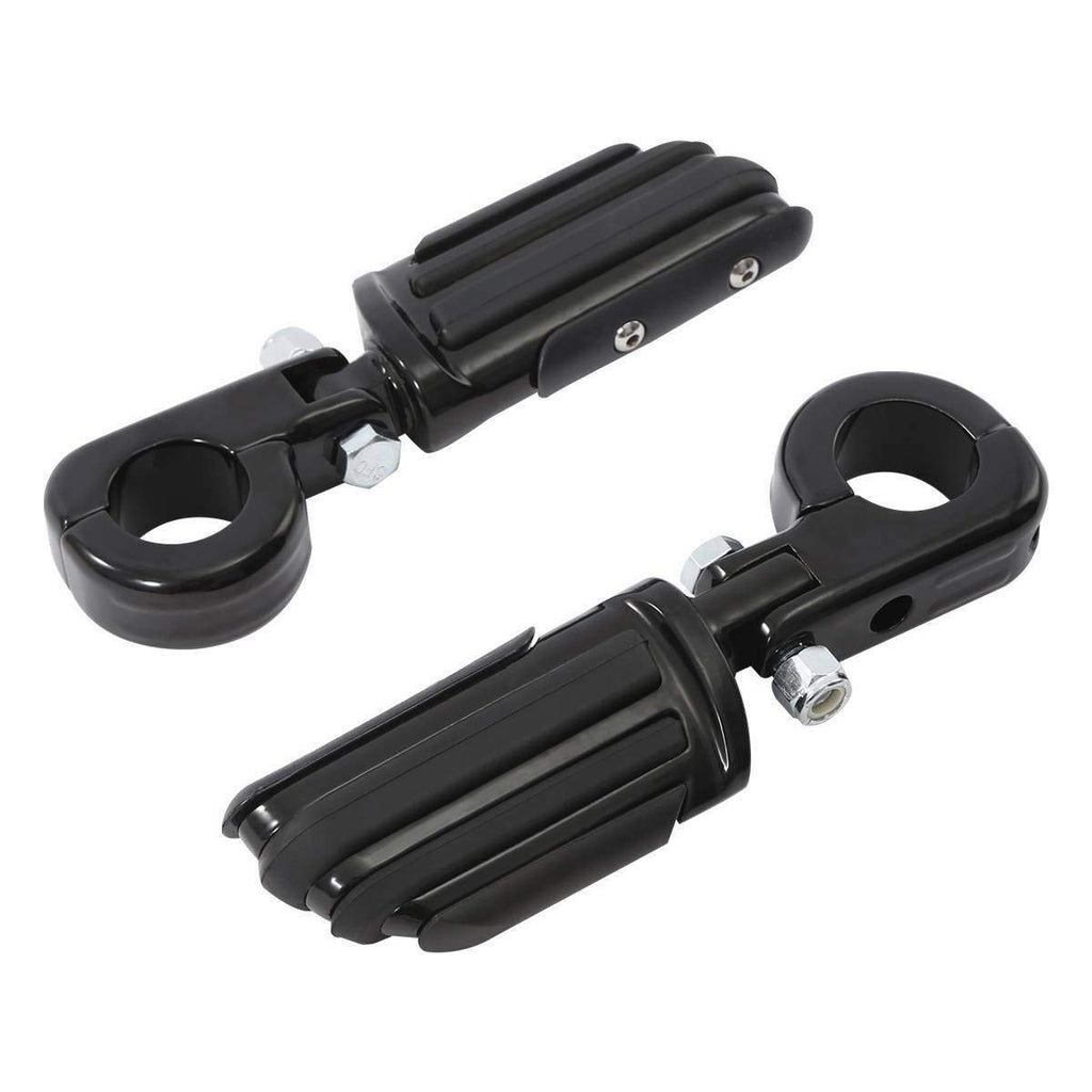 TCMT 1.25" 32mm Streamliner Highway Engine Guard Foot Pegs Mount Fit For Harley Touring Road King Street Glide Road Glide Electra Glide Softail Sportster Dyna with 1.25" Engine Guards