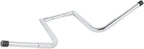 TCMT 12" Rise Ape Hanger Bar, 1-1/4" Fat Handlebar, Fits Harley FLST FXST Sportster XL, Chrome Steel, 34.5" Wide