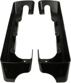 TCMT ABS 4" Hard SaddleBag Extensions Fits For Harley Touring Models CVO Road Glide Road King Street Glide Electra Glide Ultra Classic 1994-2013
