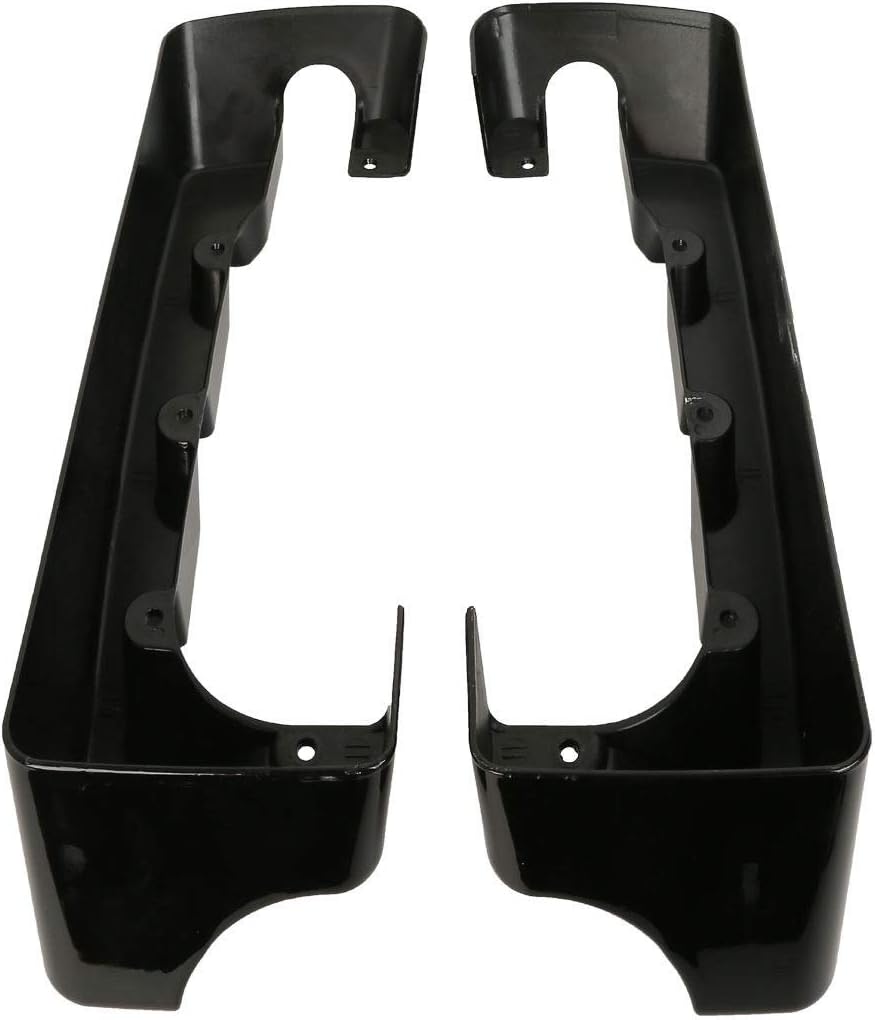TCMT ABS 4" Hard SaddleBag Extensions Fits For Harley Touring Models CVO Road Glide Road King Street Glide Electra Glide Ultra Classic 1994-2013