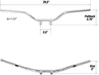 TCMT 1" T-Bars Handlebar Fit For Harley Dyna Switchback FLD 2012-2016 Street Bob FXDB 2006-2021 Fat Bob FXDF 2008-2021 Low Rider FXDL 2001-2002 Low Rider S FXDLS 2016-2021 Wide Glide FXDWG 1999-2021