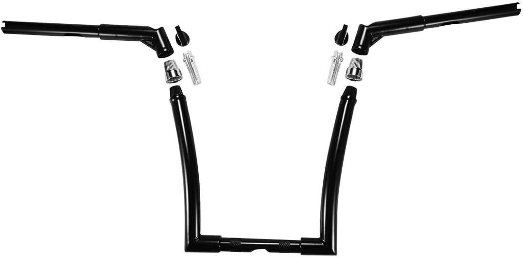 TCMT 14" Rise 1-1/4'' Frisco Ape Handle Bar Handlebar Fits For Harley Softail Slim Heritage Fat Boy Deluxe Deuce Sportster XL 883 1200 Dyna Super Glide Wide Glide Low Rider Fat Bob Custom Application