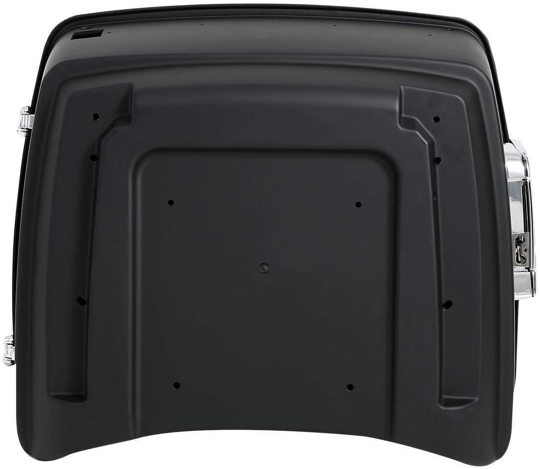 TCMT 13.7" King Motorcycle Trunk Box Backrest Pad 6.5" Rear Speakers Fit For Harley 2014-2025 Touring CVO Road King Road Glide Street Glide Electra Glide Ultra Limited Pack Trunk