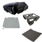 TCMT 5.5" Razor Motorcycle Trunk Box Backrest Two Up Mount Rack Base Plate Fit For Harley Touring 2014-2025 CVO Road King Road Glide Street Glide Electra Glide Pack