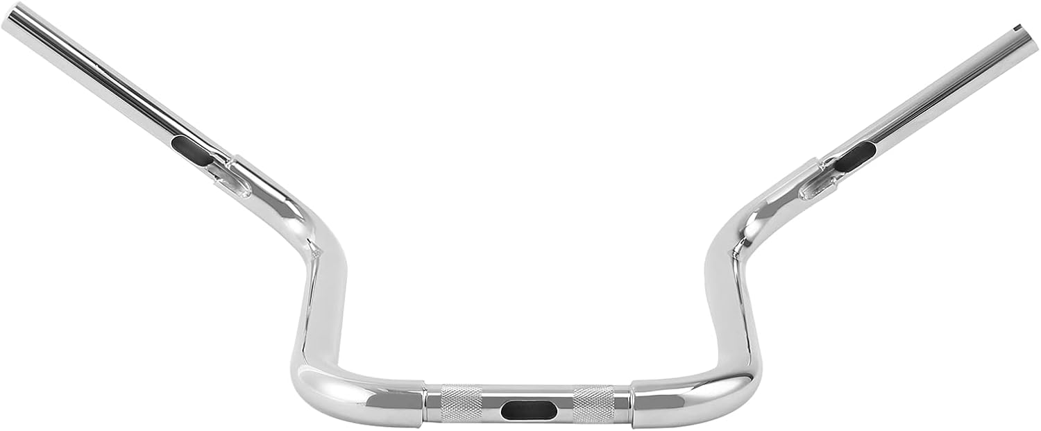 TCMT 12" Rise 1 1/4" Ape Hanger Handlebar Fit For Harley FLST FXST Sportster XL 883 1200 Softail Slim Heritage Fat Boy Deluxe Deuce Dyna Super Glide Wide Glide Low Rider Fat Bob Custom Application