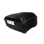 TCMT 13.7" King Motorcycle Trunk Box Black Latches Fits For Harley 2014-2025 Touring CVO Road King Road Glide Street Glide Electra Glide Pack