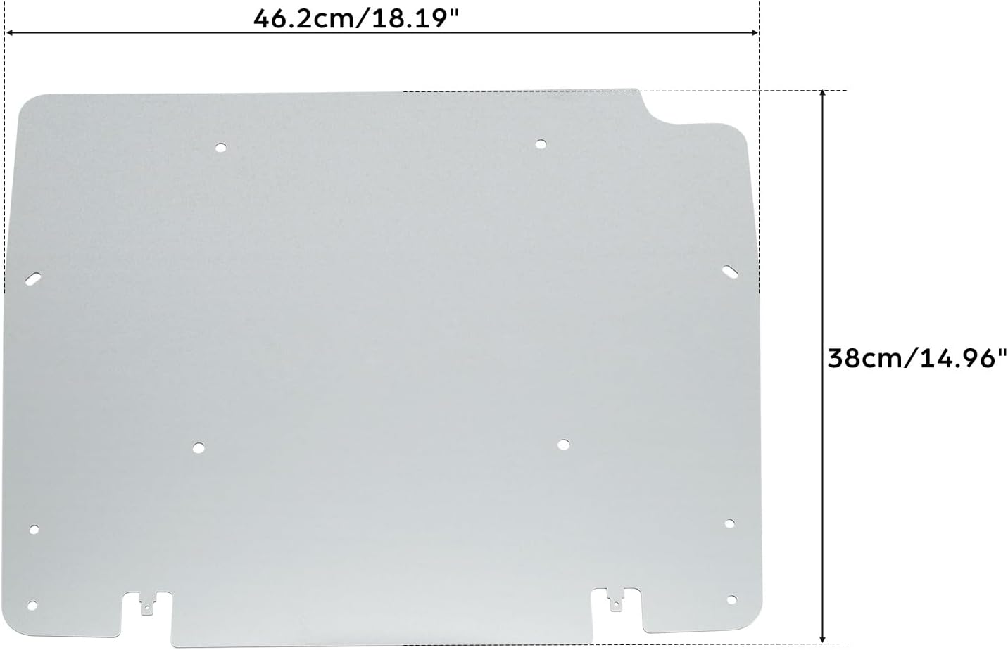 TCMT Tour Trunk Metal Base Plate Fits For Harley HD FLT Touring 2014-2025 Road King Road Street Electra Glide Ultra Limited