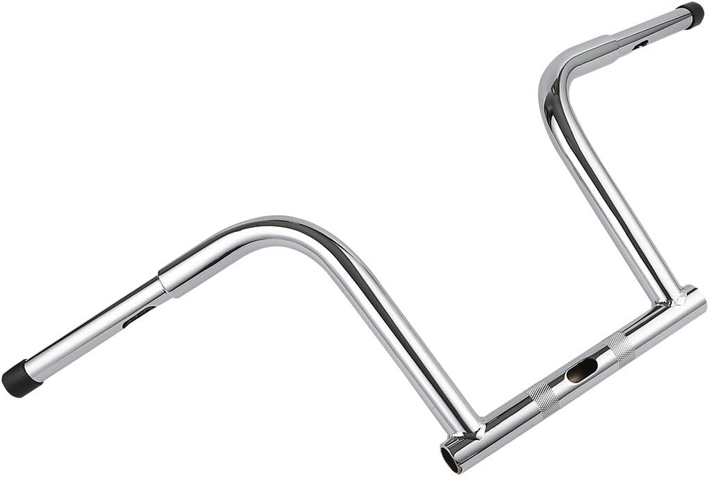 TCMT 12" Rise Handle Bar Fits For Harley Dyna Fat Bob 2008-2017 Low Rider 2016-2019 Switchback 2012-2016 Wide Glide 2010-2017 Street Bob 2007-2017