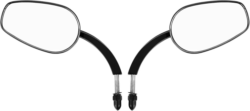 TCMT 8mm Large Rearview Side Mirrors Fit For Harley Dyna Switchback Street Bob Fat Bob Low Rider Wide Glide Softail Slim Fat Boy Sportster 1200 48 72 XG500 XG750 Touring Road King Road Street Glide