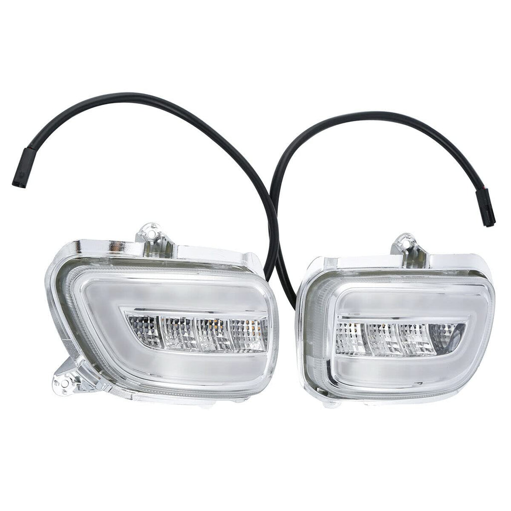 TCMT ABS Smoked Front Turn Signal Lights Blinker Fits For Honda Gold Wing GL1800 2001-2017 F6B 2013-2017