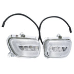 TCMT ABS Smoked Front Turn Signal Lights Blinker Fits For Honda Gold Wing GL1800 2001-2017 F6B 2013-2017