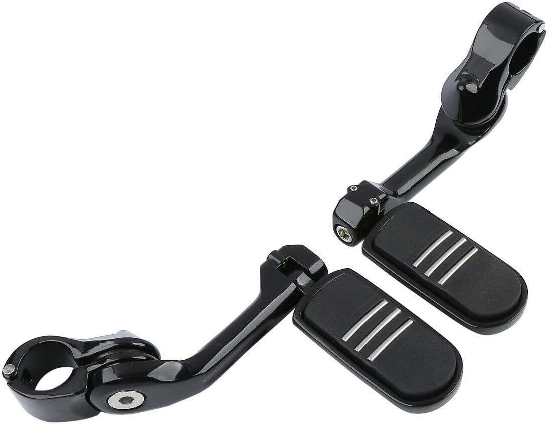 TCMT 32mm 1 1/4" Highway Engine Guard Bar Highway Footpegs Mount Kit Fits For Harley Touring Road King Street Glide Road Glide Electra Glide Softail Sportster Dyna with 1.25" Engine Guards