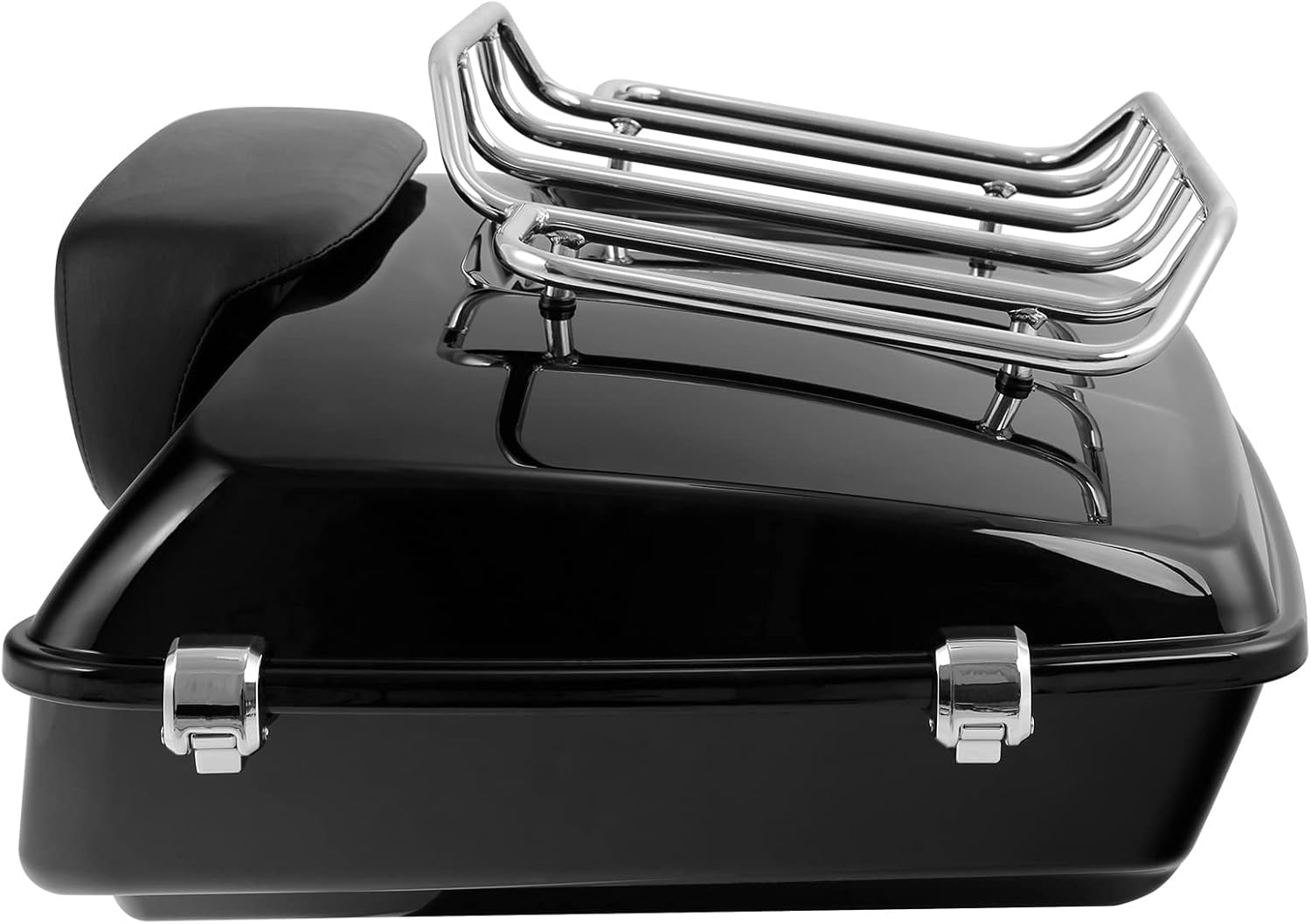 TCMT ABS Chopped Pack W/Trunk Backrest Mount Rack Set Fit For Harley Heritage Classic 2018-2025 Deluxe 2018-2020 Hydra-Glide Revival 2024