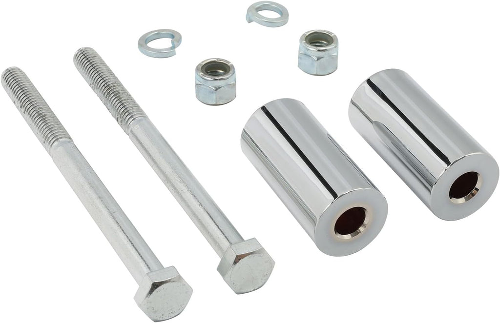 TCMT 2"Chrome Handlebar Risers Fits For Kawasaki Vulcan 800 900 1500 1600 2000 Classic Nomad