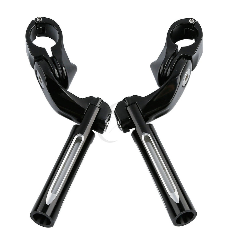 TCMT 1.25" Male Mount Style Footpeg Peg Fit For Harley Touring Road King Street Glide Road Glide Electra Glide Softail Sportster Dyna with 1-1/4" Engine Guards