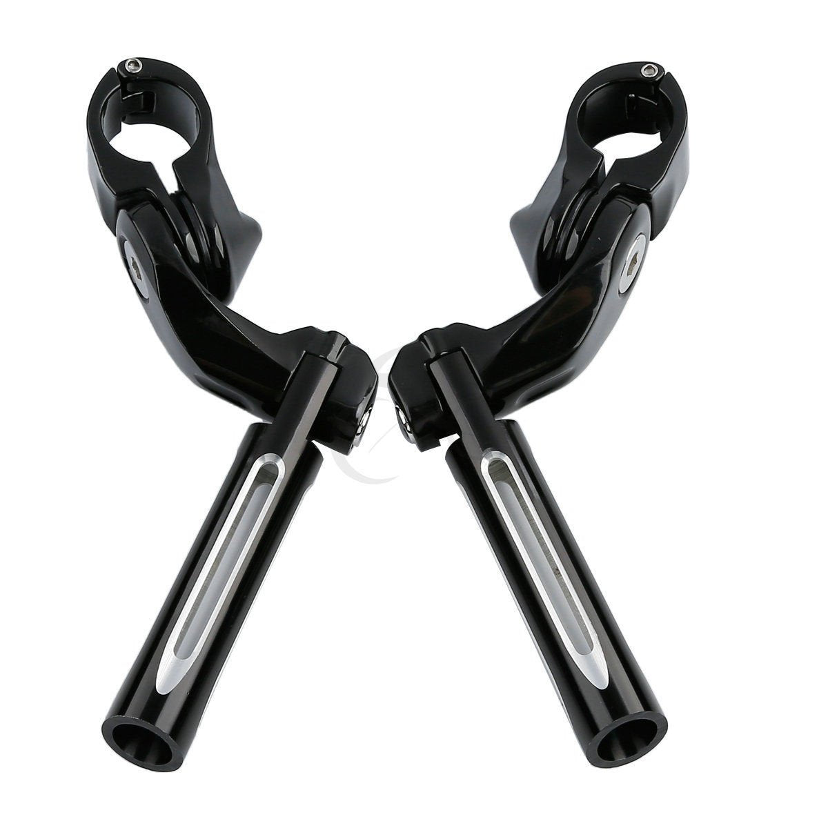 TCMT 1.25" Male Mount Style Footpeg Peg Fit For Harley Touring Road King Street Glide Road Glide Electra Glide Softail Sportster Dyna with 1-1/4" Engine Guards
