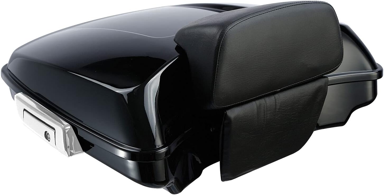 TCMT 5.5" Razor Motorcycle Trunk Box Backrest Psd Fits For Harley Touring 2014-2025 CVO Road King Road Glide Street Glide Electra Glide Ultra Limited Tri Glide Pack