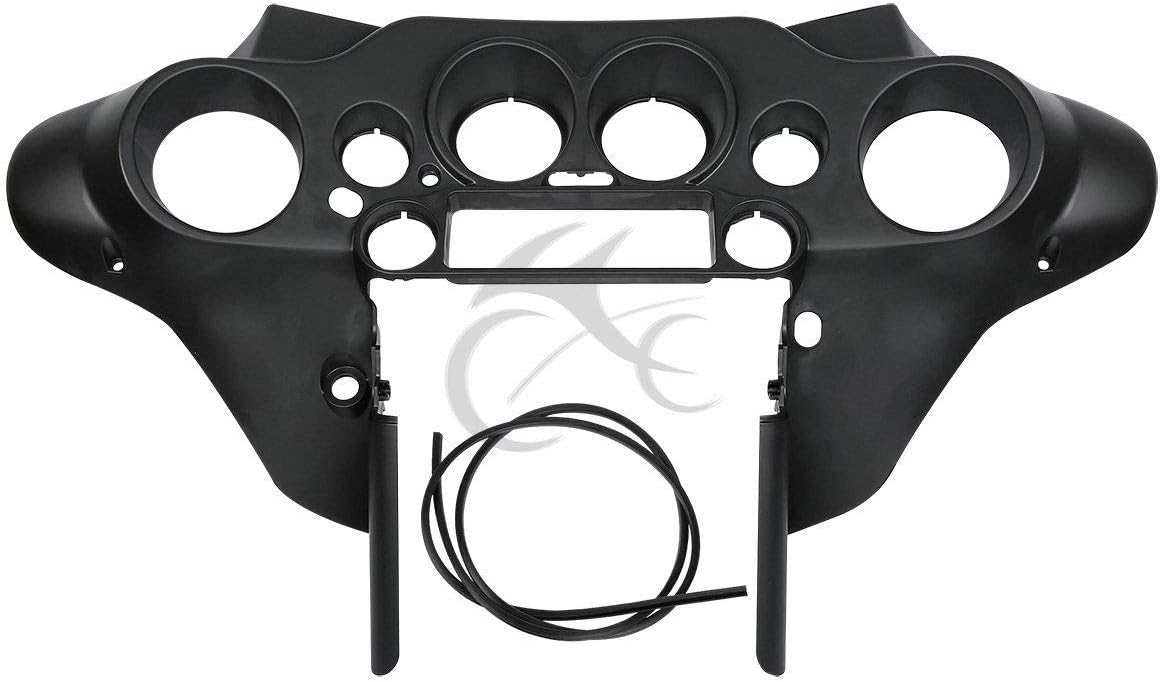 TCMT Batwing Inner & Outer Cowl Fairing & 8" Windshield Fit For Harley Touring Street Glide FLHX Electra Glide Ultra Classic FLHT FLHTC FLHTCU 1996-2013 (Inner Outer Fairing 8" Windshield)